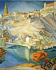 View of Toledo by Diego Rivera
